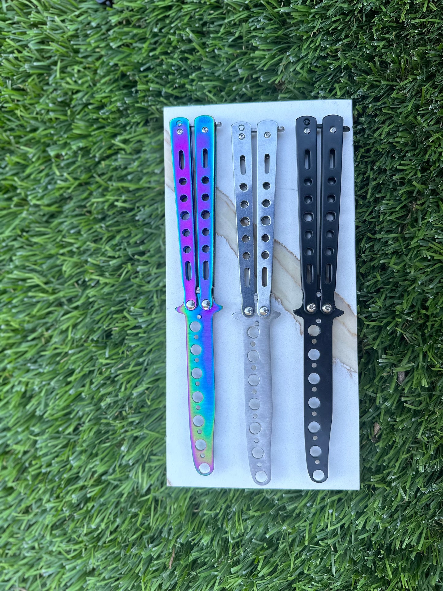 Butterfly knife trainer